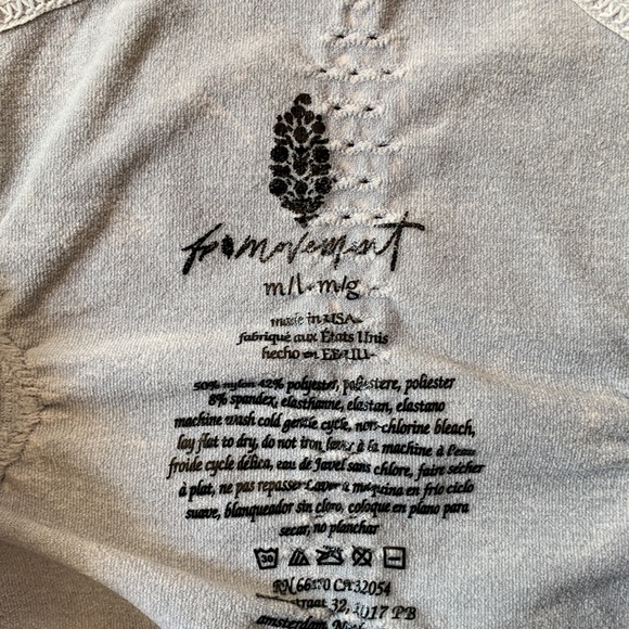 🚫SOLD🚫NWOT! FP Free People Movement Good Karma Long Tank Sz M/L - Picture 11 of 11